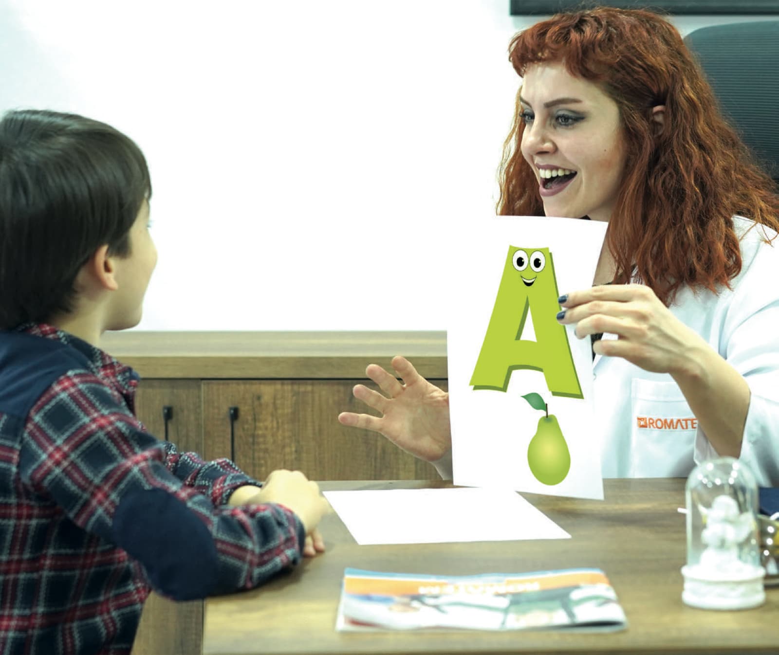 Speech and language therapy session