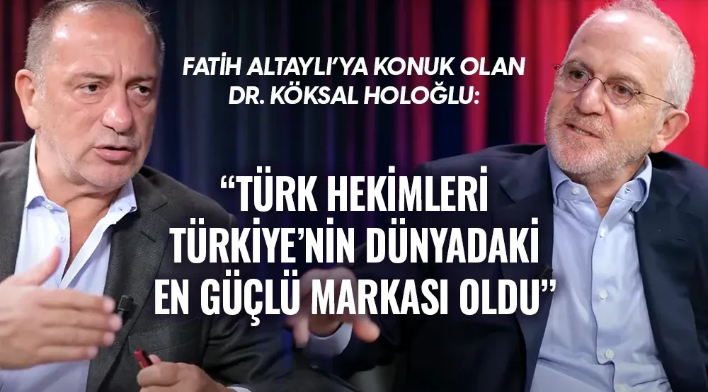 Dr. Köksal Holoğlu on Fatih Altaylı’s programme